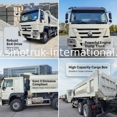 SITRAK 10 ruote di tipper Dump Truck con emissione Euro 3 e motore da 430 CV