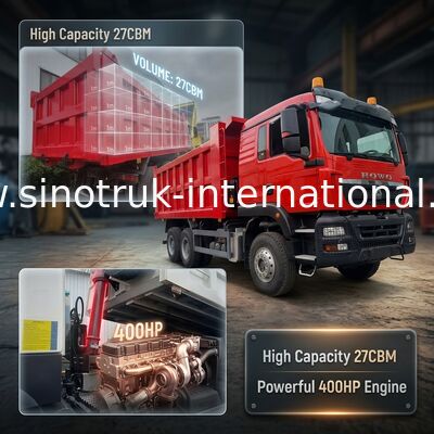 TX camion da scarico 400 cavalli motore Weichai norme di emissione Euro II
