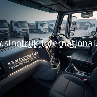 ZZ427V344JB1R Camione trattore con motore da 371 CV, ruota motrice 6x4 e cabina H77L con aria condizionata per il trasporto pesante