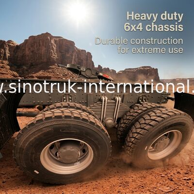 Trattore SINOTRUK 430 cavalli 6 × 4 con paraurti militare