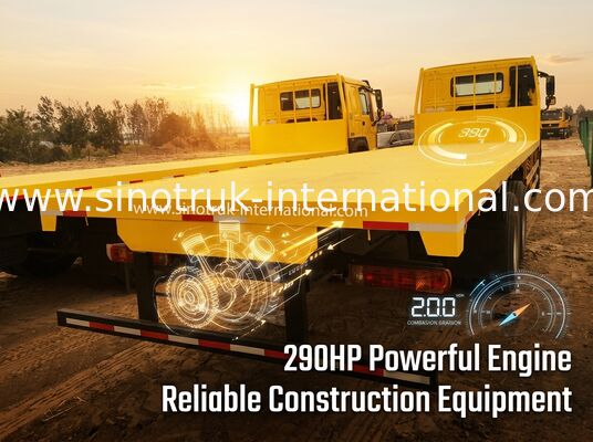 camion funzionante ZZ1257M4341W del carico di 7.1m Paltform 290HP