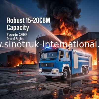 potere di emergenza di 15-20CBM 336HP forte di salvataggio del camion diesel di estinzione di incendio