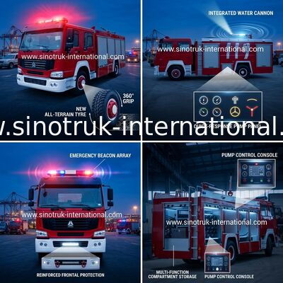 Veicolo dell'offerta del fuoco della polvere di miniera/camion dei vigili del fuoco moderni 15-20CBM LHD con l'iso