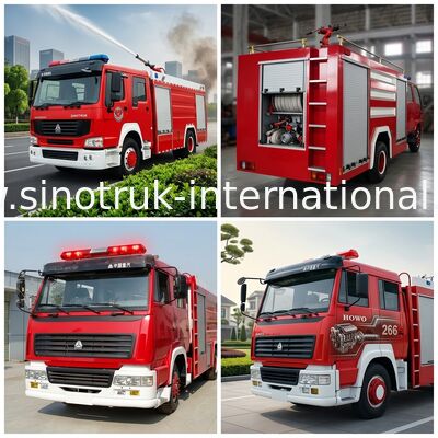 Camion SINOTRUK HOWO 8-12CBM 266HP di estinzione di incendio per protezione contro l'incendio o spruzzare