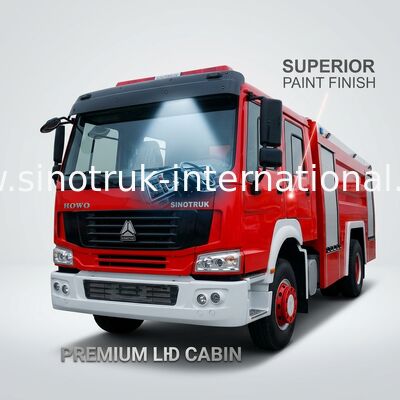 camion di estinzione di incendio di 15CBM LHD 290HP, camion dei vigili del fuoco di autocisterna di SINOTRUK HOWO