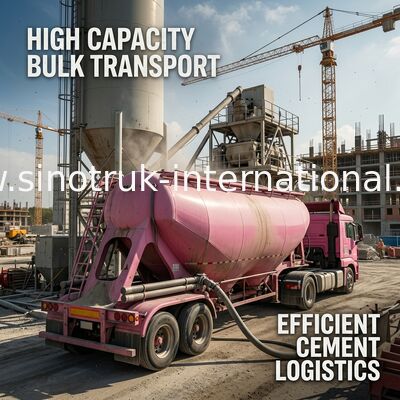 A7 ammassano ruote LHD 36-45CBM ZZ1317N4667N1 dei camion 371HP 12 del trasporto del cemento