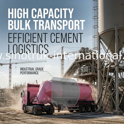 Il camion 371HP 10 del cemento alla rinfusa di SINOTRUK HOWO spinge LHD 30CBM ZZ1257S4641W