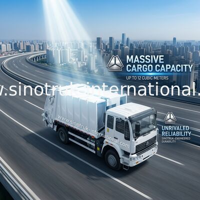 10CBM ha compresso il camion della raccolta dei rifiuti, veicolo della raccolta dei rifiuti di LHD 4X2