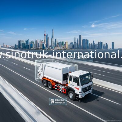 Camion smontabile SINOTRUK 25CBM 6X4 LHD della raccolta dei rifiuti del trasporto