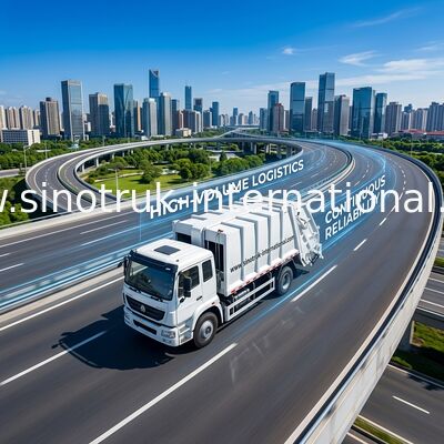 SINOTRUK ha compresso il camion 10-12CBM LHD 4X2 ZZ3161M4311 della raccolta dei rifiuti