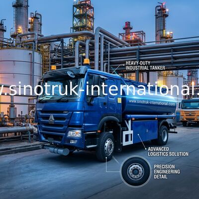 Autocisterna per petrolio da 300 CV con capacità di 10 m³ e telaio SINOTRUK per un efficiente trasporto di petrolio