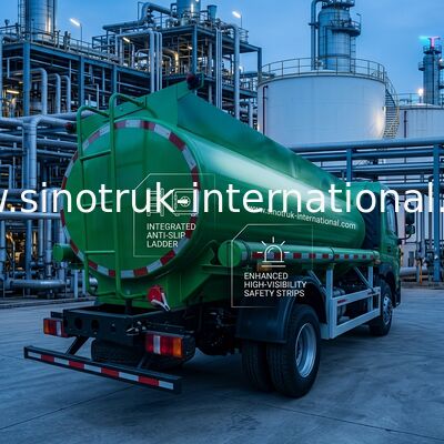 Autocisterna per olio con capacità SinotrukHOHO 8 CBM con tipo di azionamento 4x2 e norma sulle emissioni Euro III