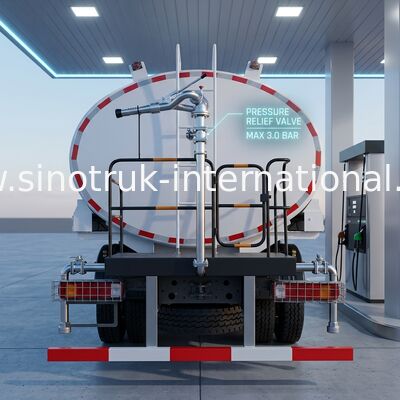 Cavalli vapore 400HP dell'autocisterna dell'olio di LHD 6×4 10wheels HOWO alti