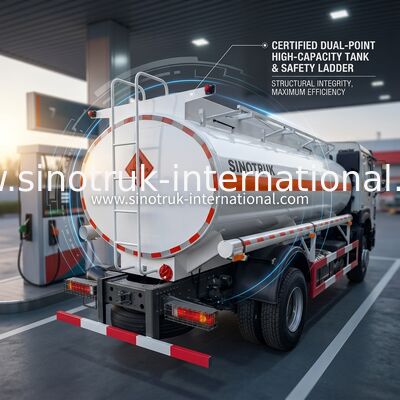 Autocisterne dell'olio di Sinotruk Howo 10-20CBM euro di 2 x di 4 Lhd 2 290 cavalli vapore
