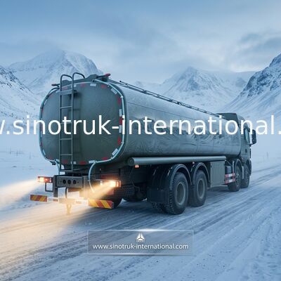 Camion cisterna stabile SINOTRUK HOWO del combustibile 30 - 40 tonnellate per il trasporto 8X4 RHD dell'olio