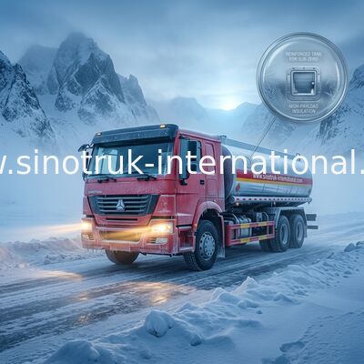 Veicolo di trasporto dell'olio da tavola dell'autocisterna del gas di grande capacità 15-20 CBM