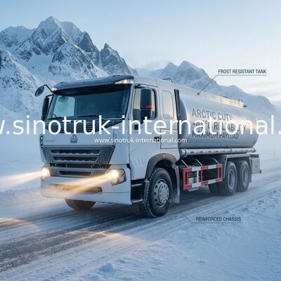 Veicolo di olio combustibile resistente ZZ1257M4347N1 di rifornimento di carburante del computer del camion di consegna