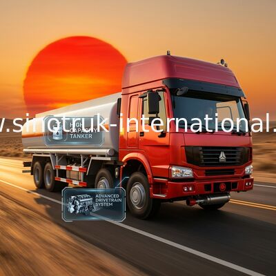 Autocisterna 30CBM dell'olio di SINOTRUK HOWO per il trasporto 8X4 RHD Euro2 336HP dell'olio