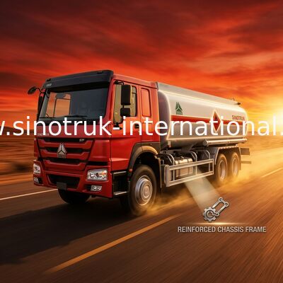Autocisterna 8-12CBM dell'olio di SINOTRUK per il trasporto 4X2 LHD Euro3 190HP dell'olio