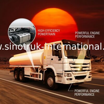 Camion di serbatoio di combustibile di SINOTRUK HOWO 20 tonnellate, autocisterne del cellulare di 6X4 LHD Euro2 290HP