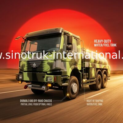 Camion di consegna di olio combustibile di sicurezza Euro2 ZZ2257N4657D1 HW76 con il carro armato ad alta resistenza