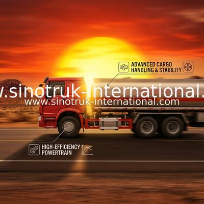 camion cisterna chimico dell'euro 2 290 HP 16-20 CBM di 6X4 LHD per gas/petrolio