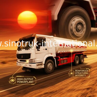 Camion di cisterna 20 tonnellate, autocisterne del cellulare di 6X4 LHD Euro2 290HP