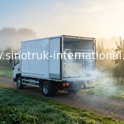 L'alimento refrigerato leggero CKD isolato camion riveste la riparazione di pannelli sul telaio del camion