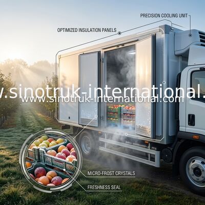 SINOTRUK ha isolato i pannelli refrigerati -18℃ del camion CKD per il camion del frigorifero