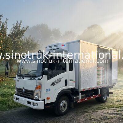 le verdure che trasportano 5 tonnellate hanno refrigerato il camion con Van 4×2 chiuso