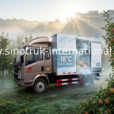 La carne 4×2/latte/alimenti congelati hanno refrigerato il camion dell'alimento 6 tonnellate di veicoli del vaccino