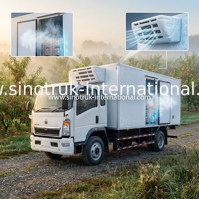 10 verdure di trasporto/frutti di Ton Refrigerated Truck 140HP RHD