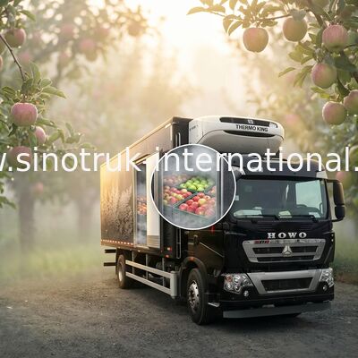 Il professionista ha refrigerato Van Truck White chiuso/camion del nero/rosso congelatore del contenitore