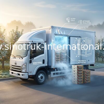 SINOTRUK ha isolato i pannelli del CKD per la fabbricazione del corpo refrigerato del carico del camion di consegna