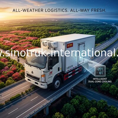 Le verdure/frutti hanno refrigerato il bianco del camion di consegna 8 tonnellate con il motore di 140 HP