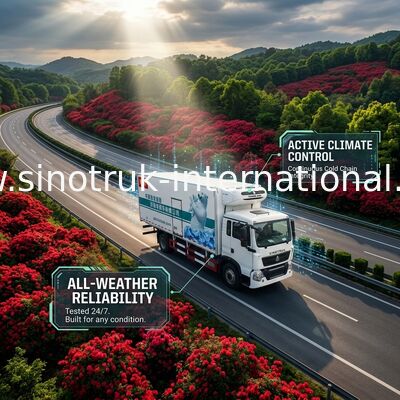 140 camion del contenitore di frigorifero del motore di HP, 8 tonnellate di RHD 4X2 hanno refrigerato il camion dell'alimento