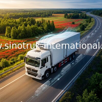 Camion e furgoni refrigerati 8×4 SINOTRUK HOWO 40 tonnellate per il trasporto degli alimenti congelati