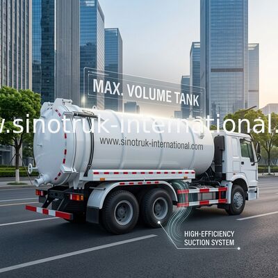 autocisterna della pompa per acque luride del camion cisterna/di vuoto di 6X4 Euro2 290HPRoad/camion cisterna aspirazione delle acque luride