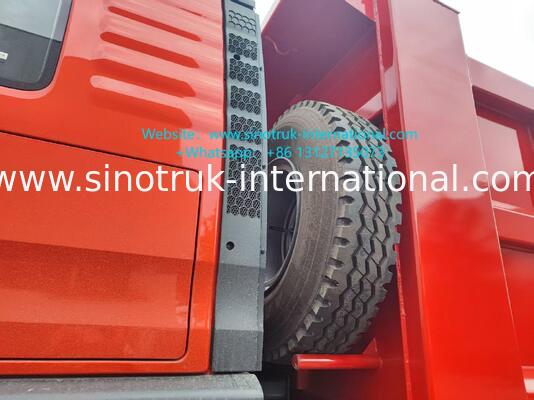 Autocarro con cassone ribaltabile HOWO TX 6x4 ad alta efficienza | Carrozzeria rossa, motore da 400 CV, container da 20 m³, trasporto pesante da 60 tonnellate