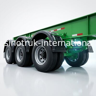 Asse di marca della gru montato camion laterale 20ft 40ft FUWA degli assi del sollevatore 3 tri