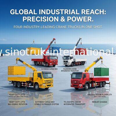 Il rendimento elevato che incastra il camion dell'asta ha montato l'altezza di elevazione della gru 6X4 290HP 14.5m