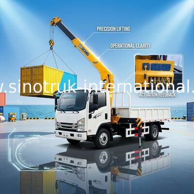 L'alta efficienza un camion idraulico di 3,2 T ha montato le gru con la carrozza allungata 2080