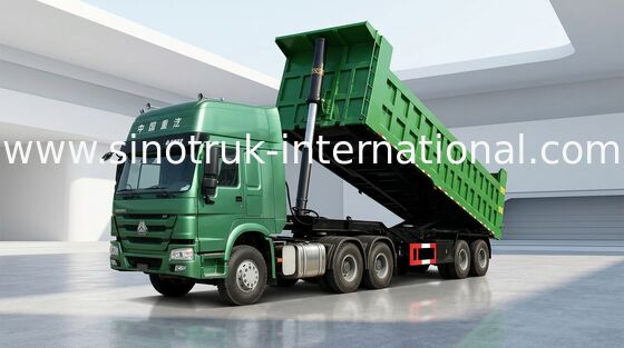 Autoarticolato idraulico del ribaltatore 80 tonnellate di 25-45CBM per trasporto di carico