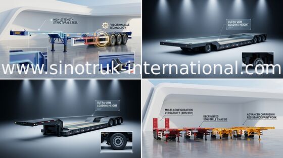 Camion INTERNAZIONALE del trattore dei semi del rimorchio dei semi di trasporto di SIONTRUK