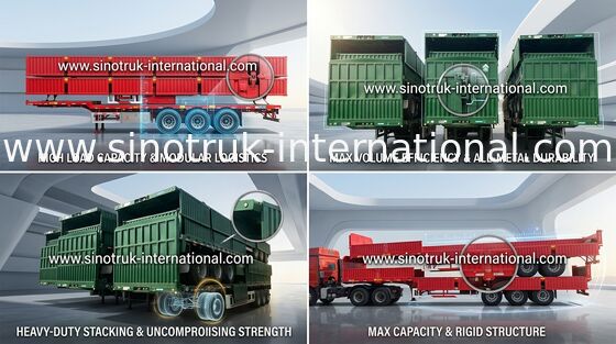 CIMC autoarticolato SIONOTRUK con alta capacità di carico