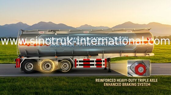 60 rimorchi a base piatta dei semi degli assi dell'autocisterna 3 dell'olio di CBM per trasporto del combustibile derivato del petrolio