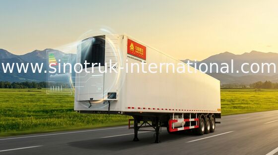 SINOTRUK ha refrigerato l'autoarticolato 20/40 piedi di contenitori 30 - 60 tonnellate
