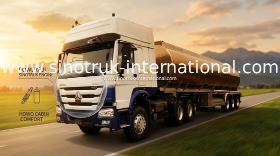 Camion cisterna cinese del combustibile del rimorchio dei semi del sistema di illuminazione di norma 24C