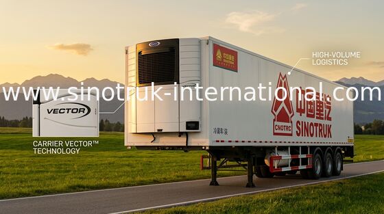 Autoarticolato refrigerato 40 piedi di capacità di carico d'altezza di contenitori 30 - 60 tonnellate
