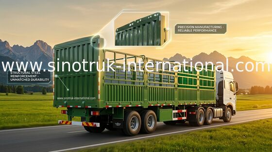 Assi a base piatta 30-60Tons 13m dell'autoarticolato 3 per il contenitore di carico